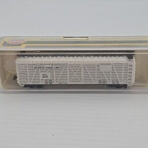 N SCALE TRAINS MODEL POWER ATLANTIC COAST LINE STOCK CAR NEW